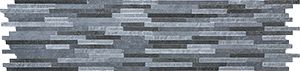 MARBLE BLUESTONE NATURAL SPLIT MOSAIC 600X150MM - PT- EV- MM-BLUS-NSPLUS