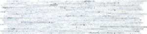 CARRARA MARBLE NATURAL SPLIT MOSAIC 600X150MM - PT- EV- MM-CVN-NSPLUS