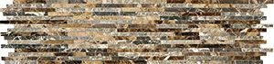 EMPERADOR DARK NATURAL SPLIT PLUS MOSAIC 600X150MM - PT- EV- MM-EMP-NSPLUS