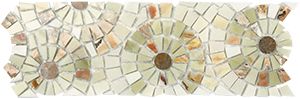 MULTI ONYX POLISHED BORDER MOSAIC 300X100X8MM - PT- EV- MM-JOY01P-BD