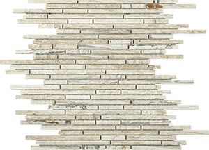 PYRAMID GOLD BULLETS HONED MARBLE MOSAIC 300X300MM - PT- EV- MM-PGD-BUL-H