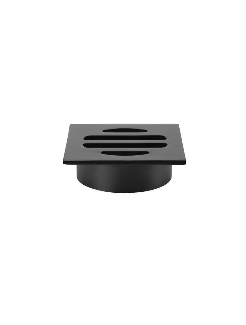 Square Floor Grate Shower Drain 50mm outlet - Matte Black