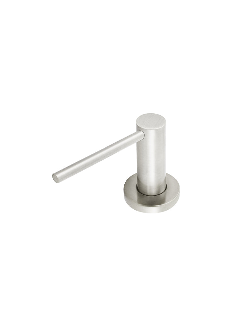 Round Soap Dispenser - PVD Brushed Nickel