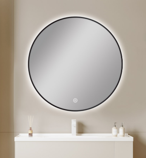 750MM ROUND FRAMED CARYSIL LED MIRROR