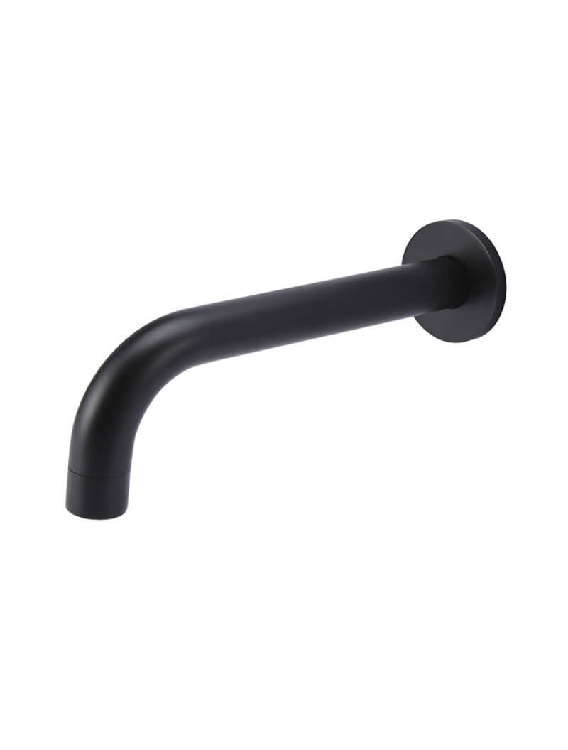 Universal Round Curved Spout - Matte Black