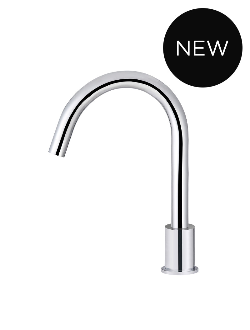 Round Hob Mounted Swivel Spout - Polished Chrome