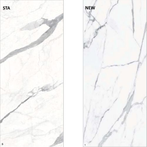 MEGASLIM STATUARIO PREM HONED SLAB 3200x1600x6.5MM - PT- EV- MS-F-ST-160320H6