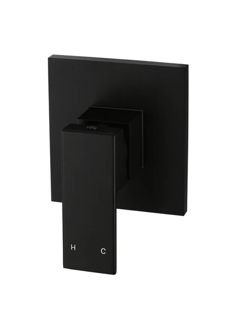 Square Wall Mixer - Matte Black