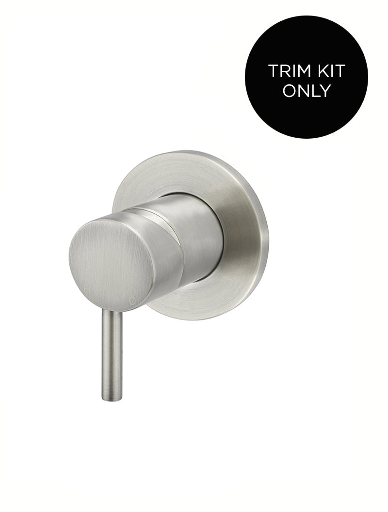 Round Wall Mixer Short Pinâ??lever Trim Kit (In-wall Body Not Included) - PVD Brushed Nickel