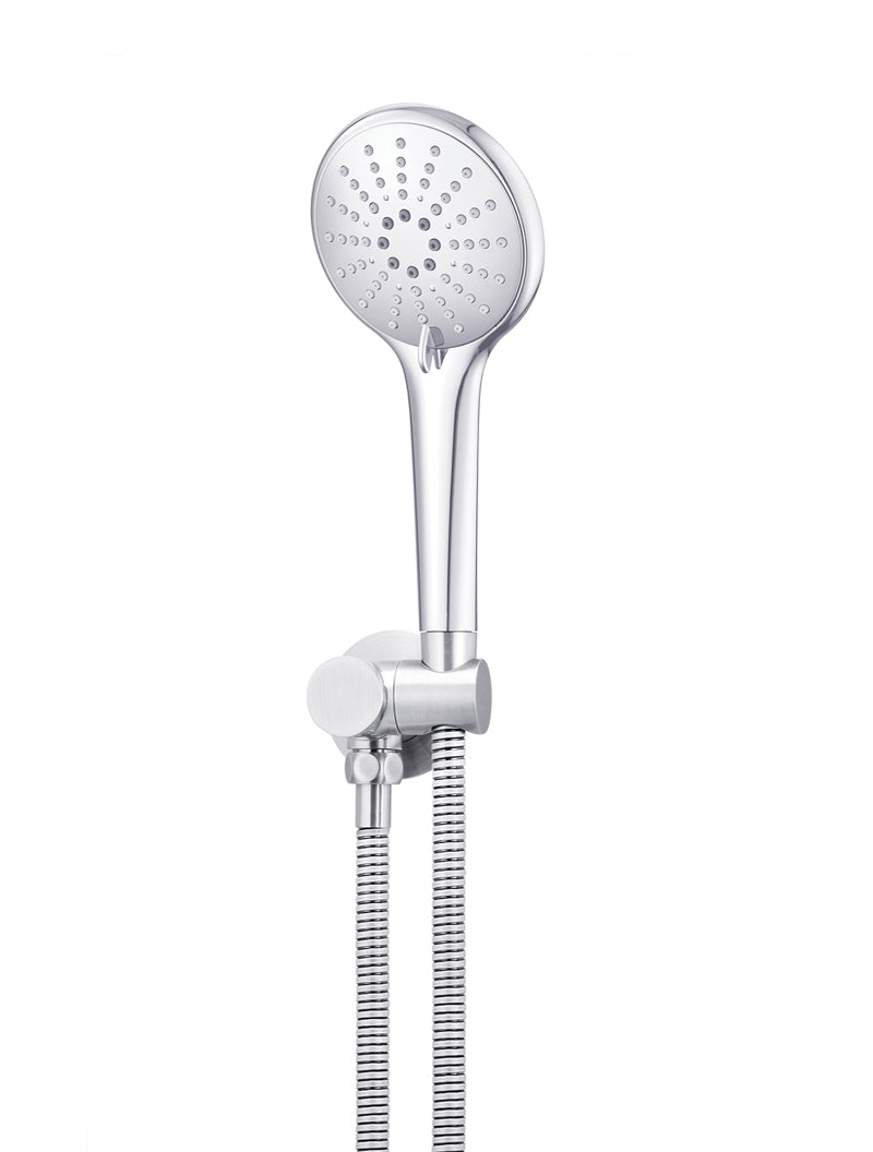 Round Hand Shower on Swivel Bracket - Polished Chrome