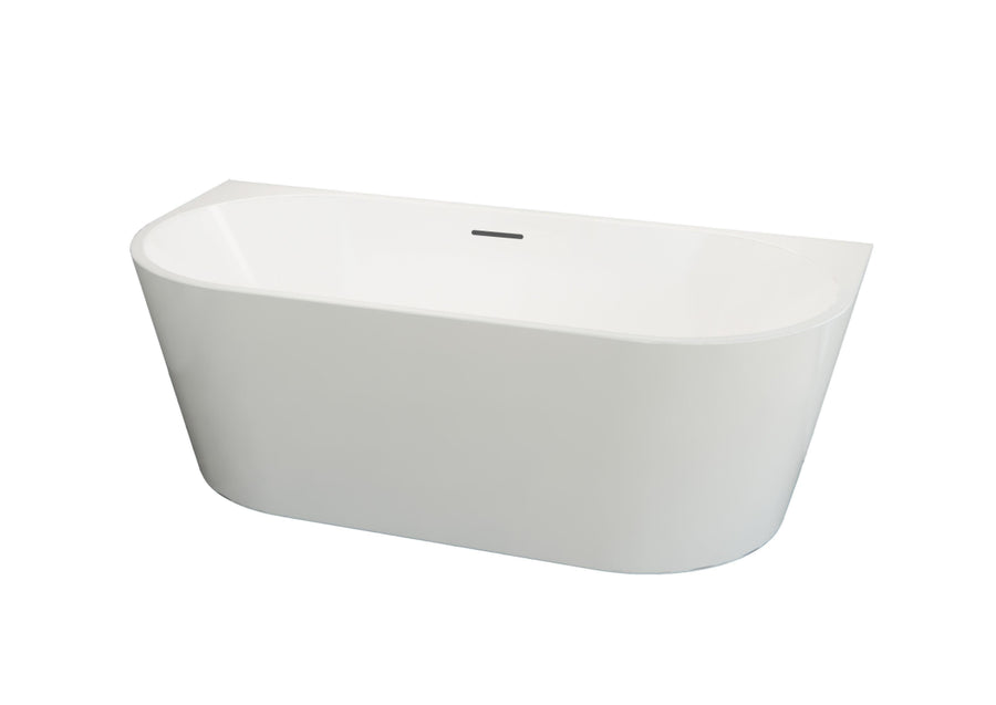 Mila Back to Wall Freestanding Bathtub 1400