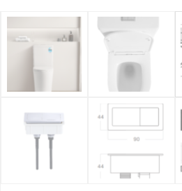 Vivid T-026 Toilet Suite