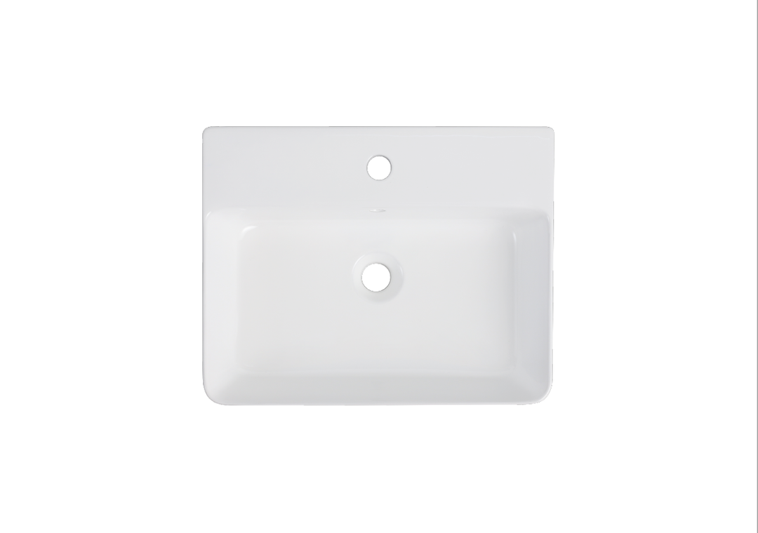 520x420x155mm Gloss White Above Counter Ceramic Basin