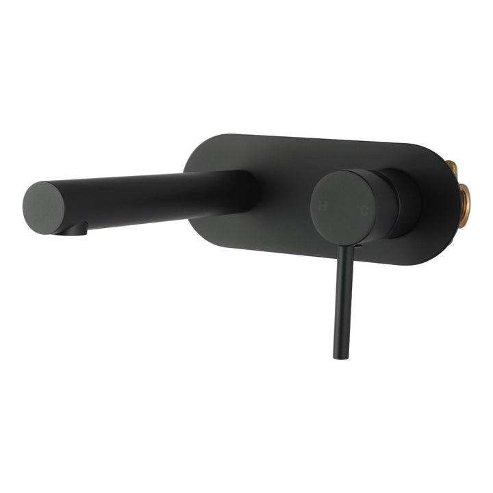 LUCID PIN Round Black Bathtub/Basin Wall Mixer With Spout(color up) (extension part)