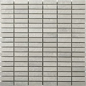 PORCELAIN ASH GREY MOSAIC 15X50MM (300X300X9MM) - PT- EV- PM-AG-1550