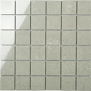 PORCELAIN ASH GREY POLISHED MOSAIC 50X50MM - PT- EV- PM-AG-5050P