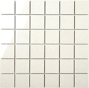 PORCELAIN CREMA LUNA POLISHED MOSAIC 50X50MM - PT- EV- PM-CL-5050P