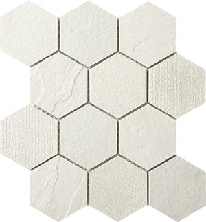 CREMA LUNA HEXAGON MOSAIC 83X96MM (260x300x9MM) - PT- EV- PM-CL-HEX85-BRS