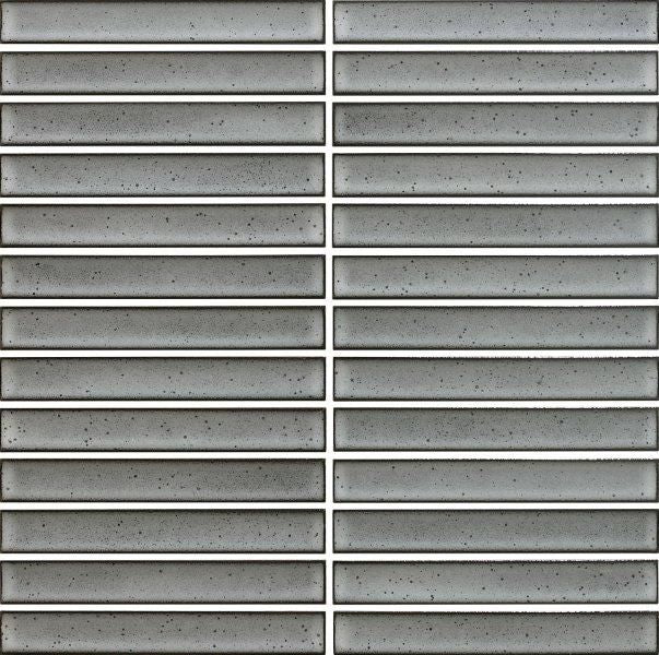 KIT KAT GREY GLOSS 3D STRIP MOSAIC 20X145MM - PT- EV- PM-CO3D-GRY-ST20150G