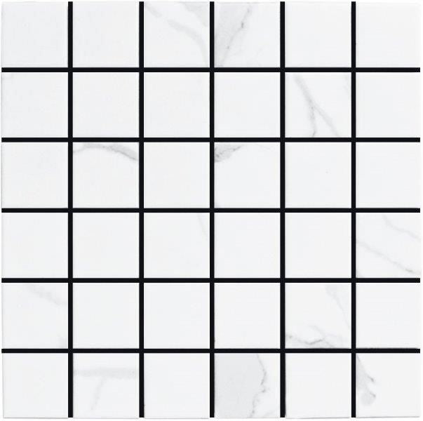 CARRARA SQUARE MATT MOSAIC 306X306X6MM - PT- EV- PM-CO-CAR-50M