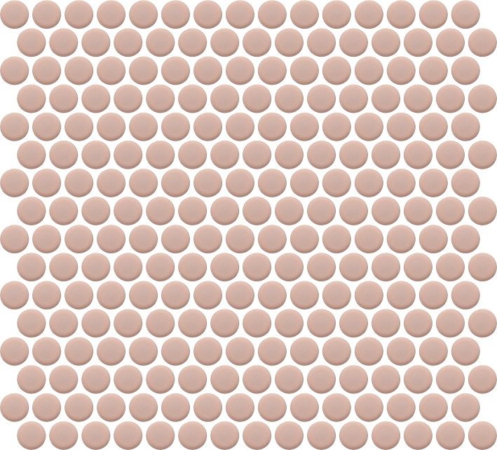 PENNY ROUND D20 SUGAR ROSE MATT MOSAIC 315X291X6MM - PT- EV- PM-CO-SGR-R20M