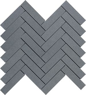 PORCELAIN STEEL GREY MATT HERRINGBONE 25X100MM - PT- EV- PM-SG-25100M-HB