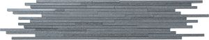 PORCELAIN STEEL GREY PLUS MIXED MOSAIC 600X150X9MM - PT- EV- PM-SG-ULPLUS