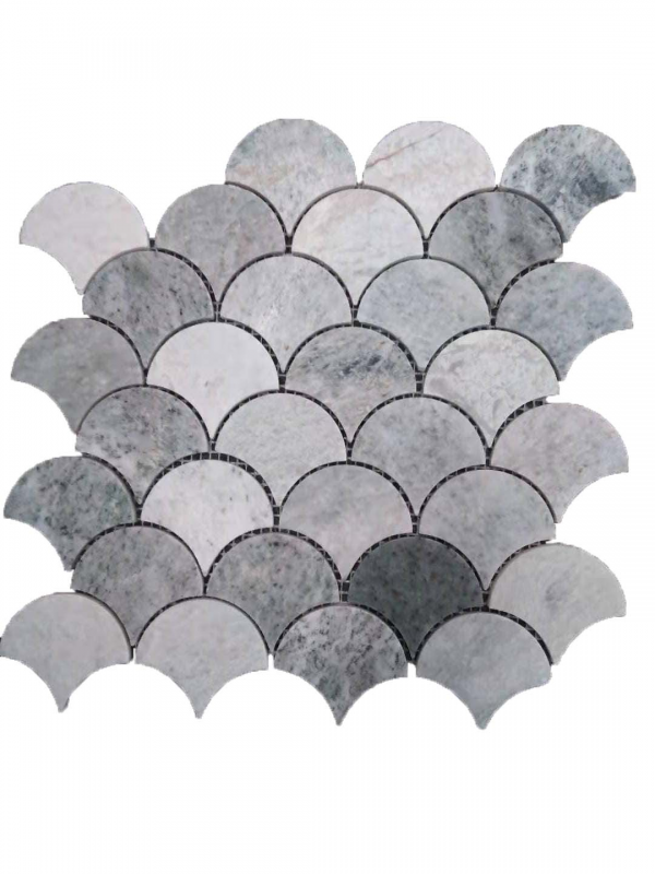 Stone Fan Cararra Mosaic PT0P