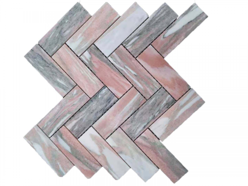 Tiva Stone Herringbone Carrara PT1P