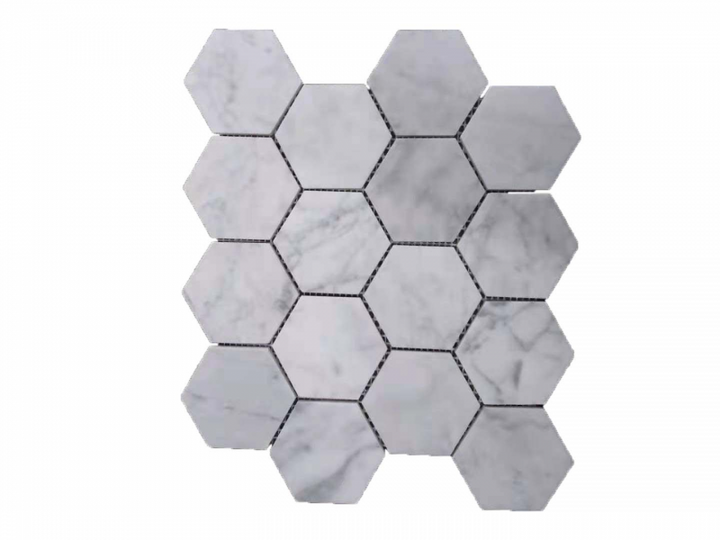 Tiva Stone Hexagon Pink Mosaic PT6P