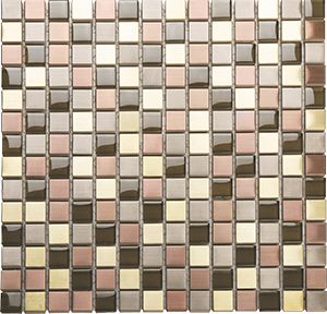 METAL AMETHYST MIXED MOSAIC 20X20MM (SH:296X296MM) - PT- EV- SMG02-20