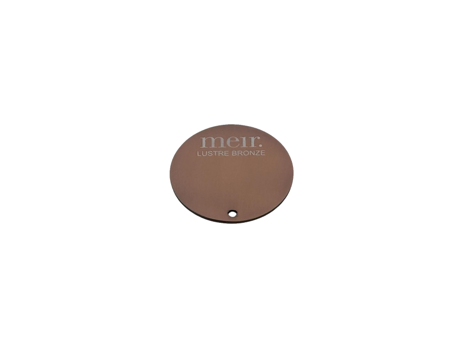 Round Colour Sample Disc - Lustre Bronze