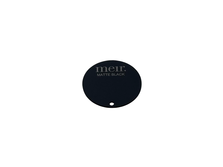 Round Colour Sample Disc - Matte Black