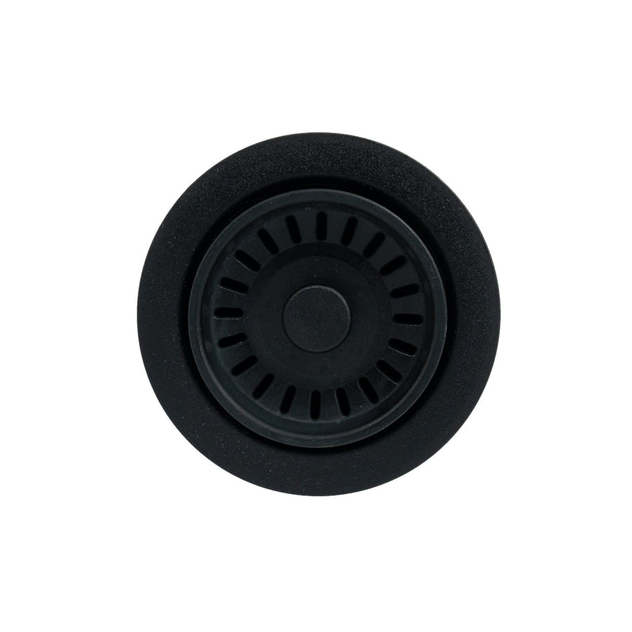 90/114mm Matte Black Kitchen Sink Waste