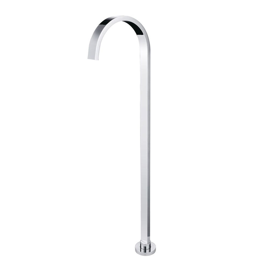 Norico Square Chrome Stainless Steel Freestanding Bath Spout