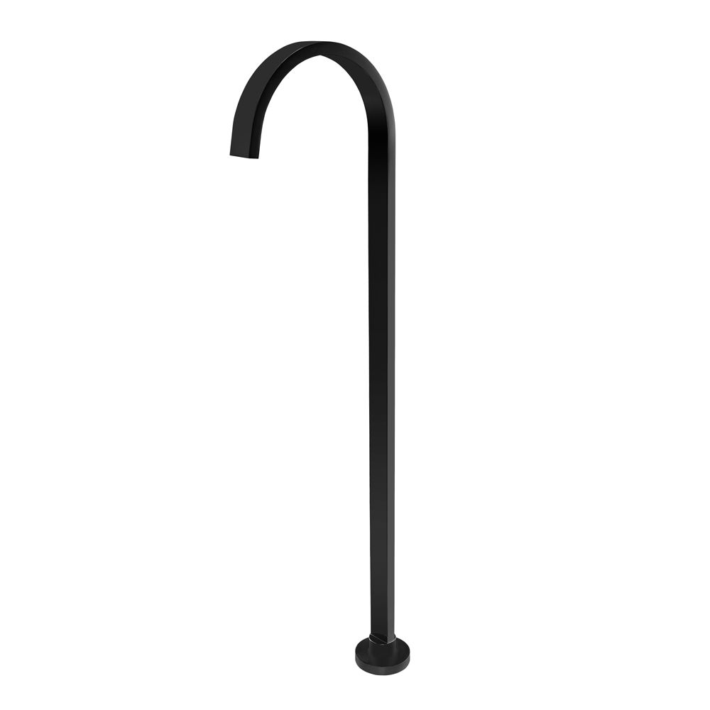 Black Square Floor Standing Mixer (Brass)