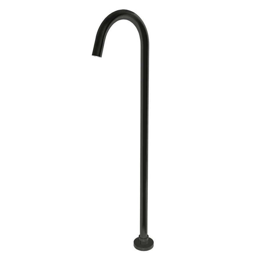 Black Round Floor Standing Mixer (Brass)