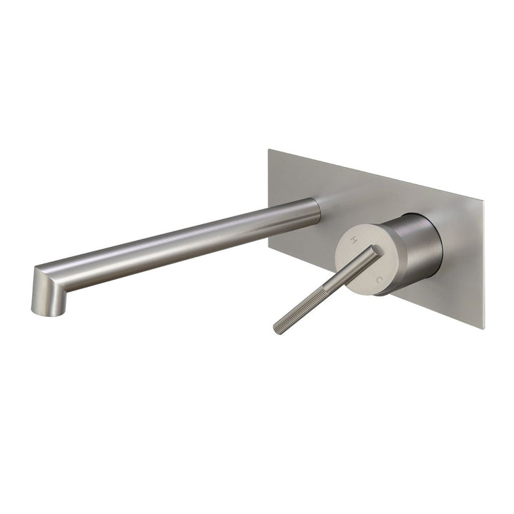 CADDENCE Series Brushed Nickel Wall Mixer with Spout