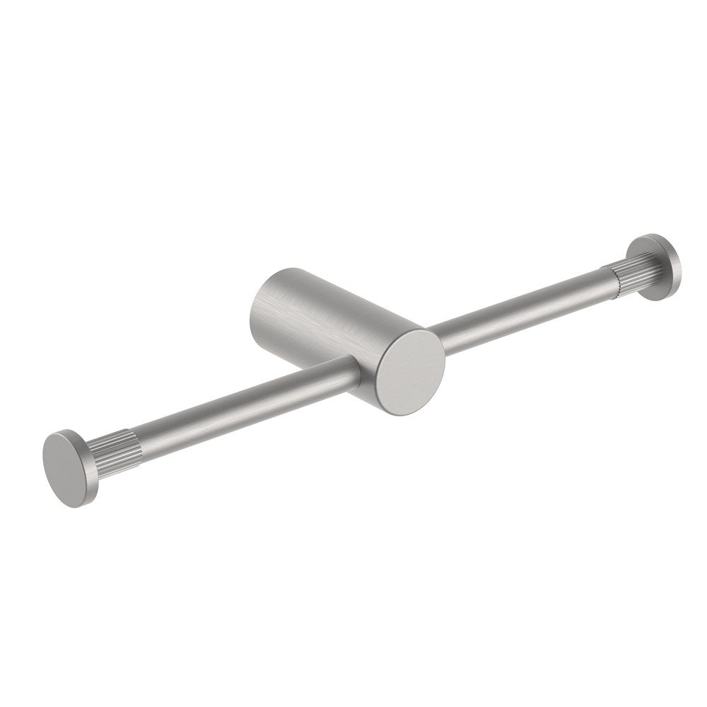 CADDENCE Series Brushed Nickel Double Toilet Paper Holder