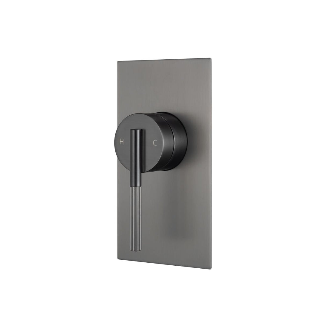 CADDENCE Series Brushed Gun Metal Grey Wall Mixer