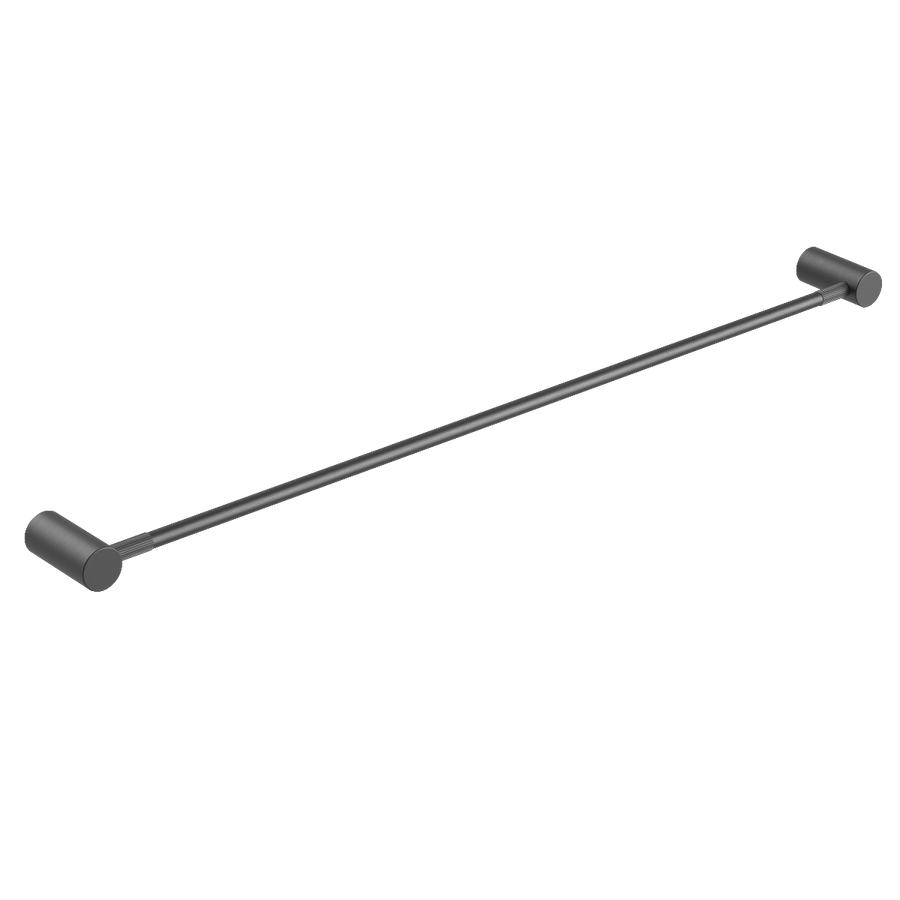 CADDENCE Series Brushed Gun Metal Grey Single Towel Rail 800mm