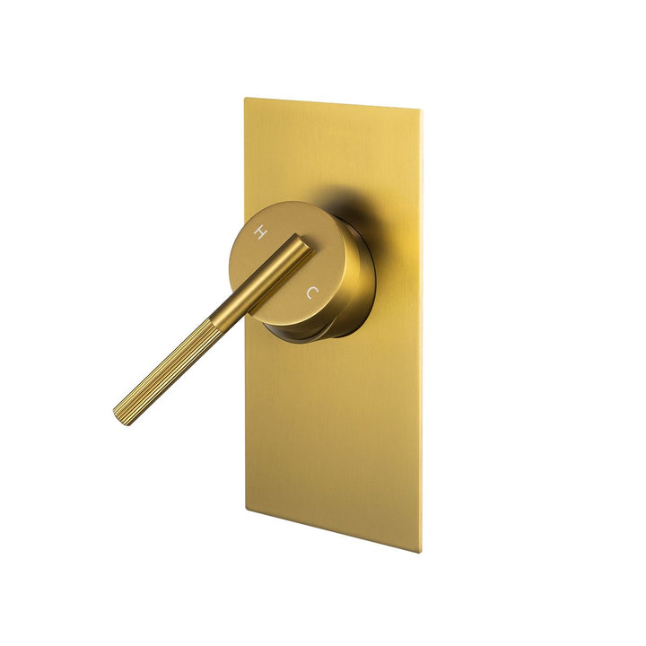 CADDENCE Series Brushed Yellow Gold Wall Mixer