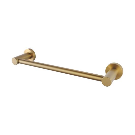 LUCID PIN Series Brushed Yellow Gold Towel Rail 300mm