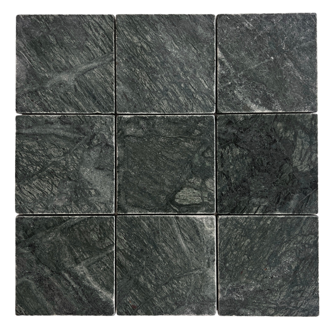 VERDE SQUARE 100 TUMBLED 100X100X10MM - VERDE SQUARE 100 TUMBLED -05