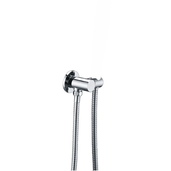 Round Chrome Hand held Shower Bracket Holder