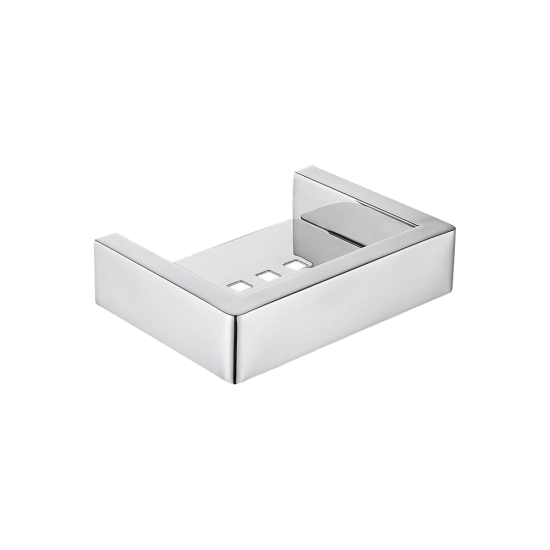 IVANO Series Square Chrome Soap Dish Holder