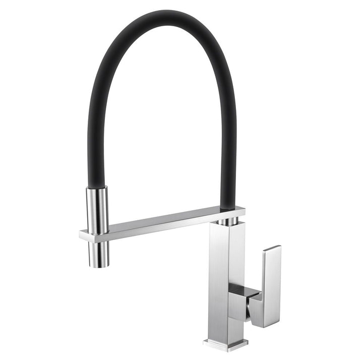 Brushed Nickel Kitchen Sink Mixer Tap