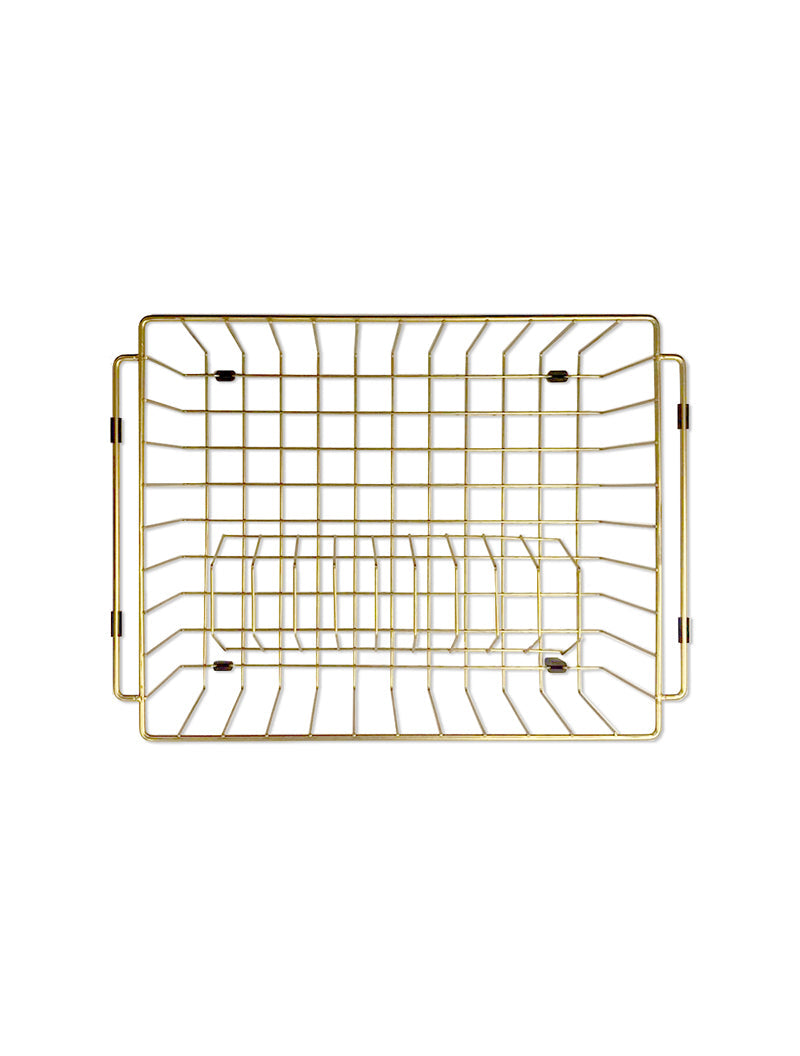 Dish Rack - PVD Brushed Bronze Gold