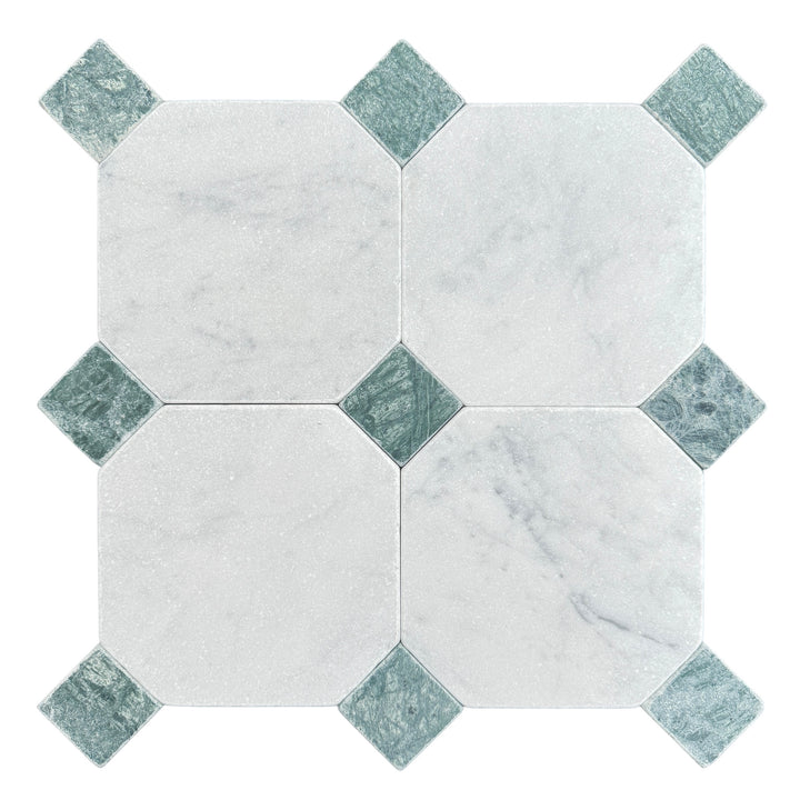 VERDE SQUARE 45 TUMBLED CHIP SIZE 45X45X10MM - VERDE SQUARE 45 TUMBLED