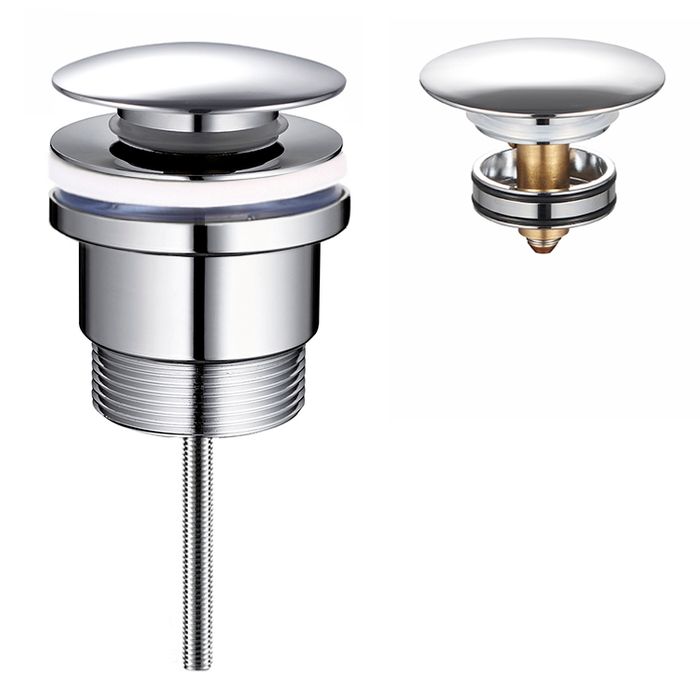 Universal Mushroom Pop Up Waste Chrome 32mm M43CH